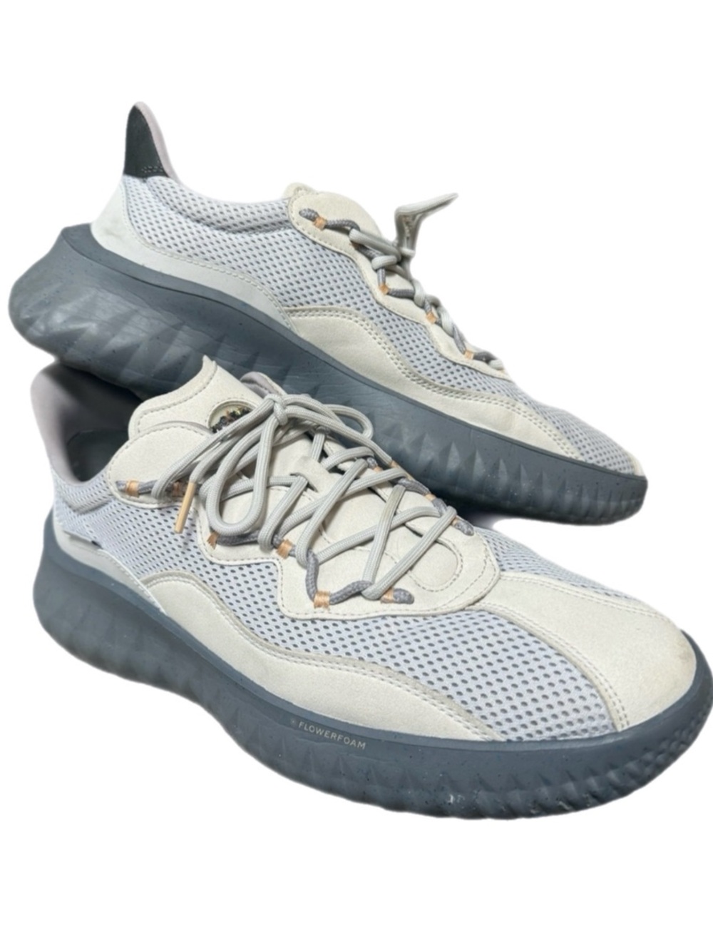 Cole Haan Zerøgrand Sneakers Mens 13 Gray Mesh Leather Casual Comfort Shoes